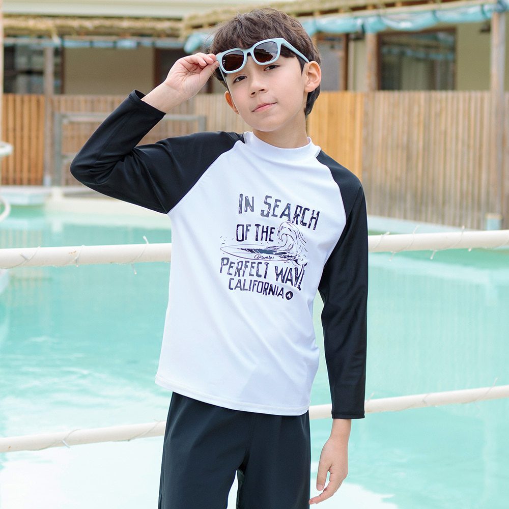 아동 키즈 래쉬가드 티셔츠 YAW4606_BK